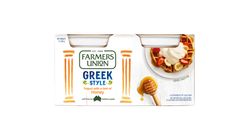 Farmers Union Greek Style With Honey Yoghurt 2s x 140g