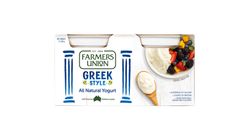 Farmers Union Greek Style Natural Yoghurt 2s x 140g