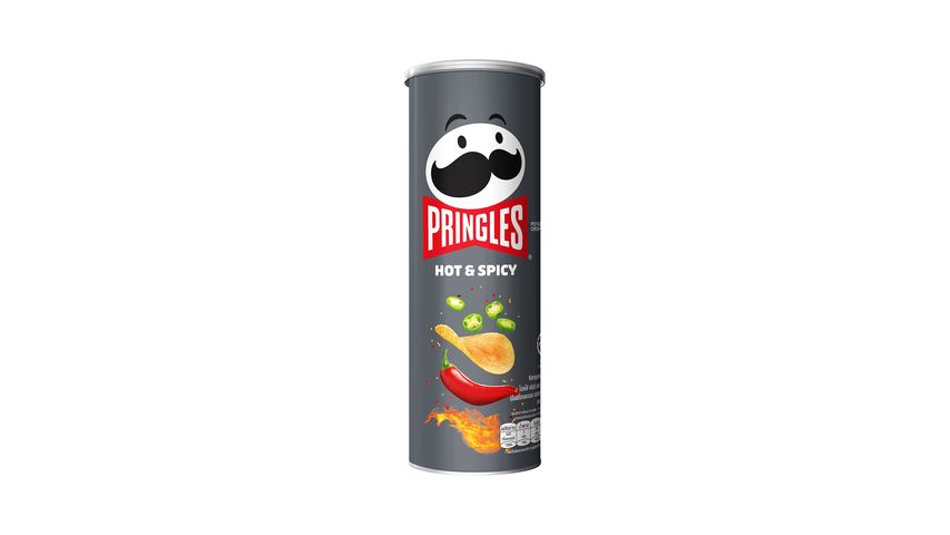 Pringles Potato Crisps Hot and Spicy Flavour 102g