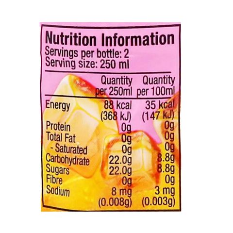 Pokka Ice Peach Tea Bottle 500ml