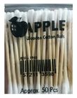 Apple Wooden Cotton Bud 50 Pieces