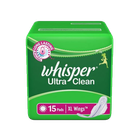 Whisper ULa Clean Xl Wings 15 Pieces