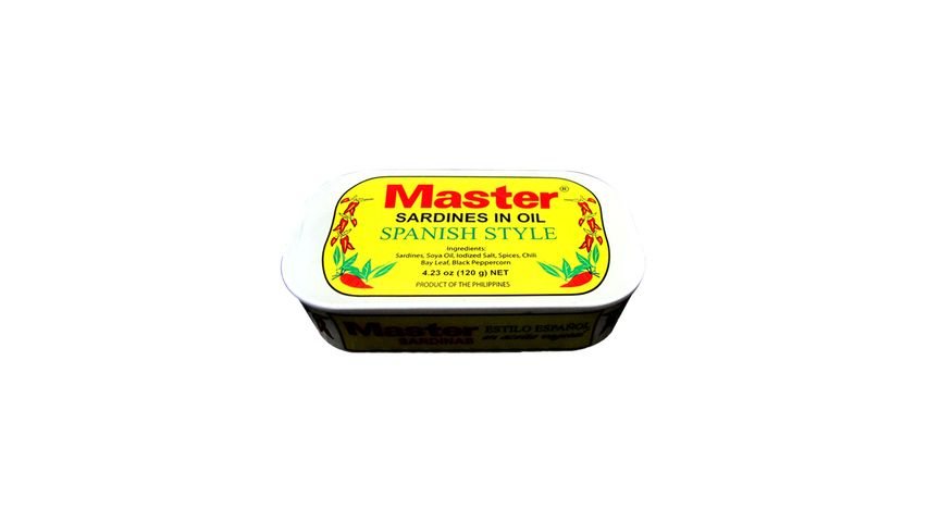 Master Sardines Spanish Style Club Can 120g
