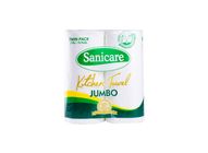 Sanicare Jumbo Kitchen Towel 2 Ply Twin Pack 2 x 70 Sheets