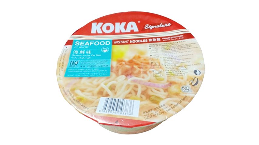 Koka Signature Instant Noodles Seafood Flavor 90g