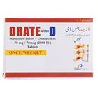 Drate Plus D (70mg / 70mcg) 4 Tablets