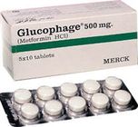 Glucophage 500mg 100 Tablets