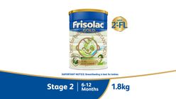 Frisolac Gold Stage 2 2'-FL Follow-On Milk (6-12 Months) 1.8kg