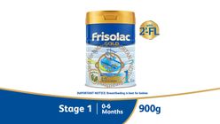 Frisolac Gold Stage 1 2'-FL Infant Milk (0-6 Months) 900g