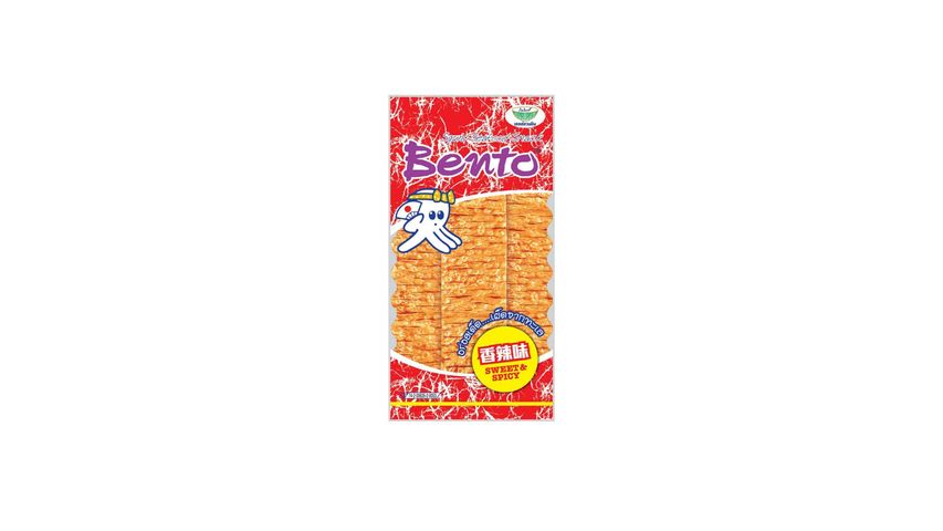 Bento Squid Seafood Snack Sweet & Spicy 18g (The new and old packaging will be shipped out randomly)