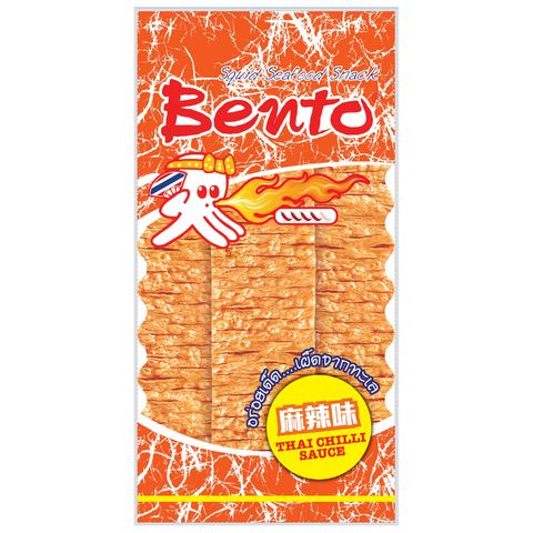 Bento Squid Seafood Snack Thai Chilli Sauce 18g (The new and old packaging will be shipped out randomly)
