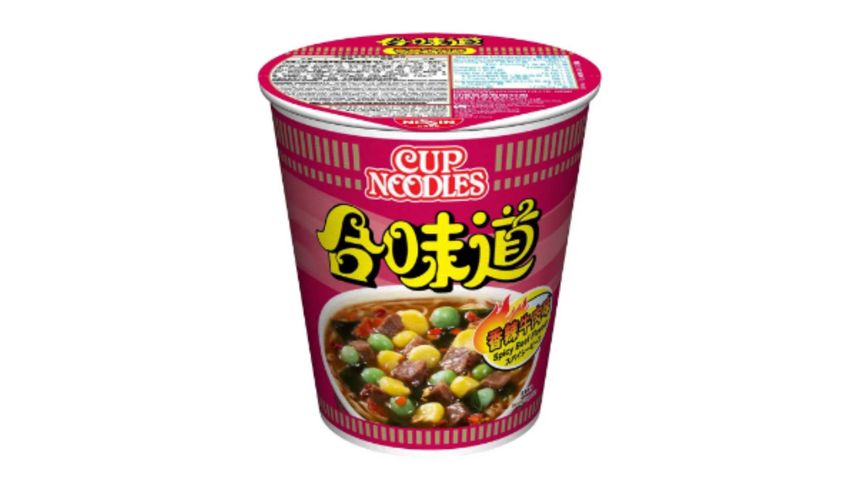 Nissin Cup Noodles Spicy Beef Flavour 75g