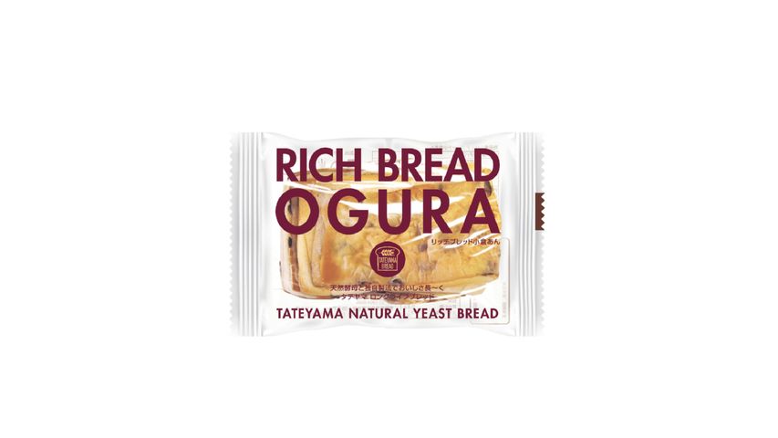Tokyo Natural Yeast Rich Bread Ogura Bean Paste Flavor 80g [Parallel Import]