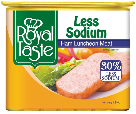 Royal Taste Less Sodium Ham Luncheon Meat 340g