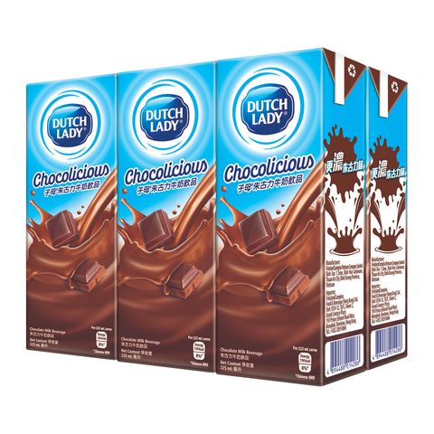 Dutch Lady Chocolate Milk Beverage 225ml x 6