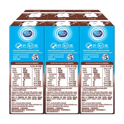 Dutch Lady Chocolate Milk Beverage 225ml x 6
