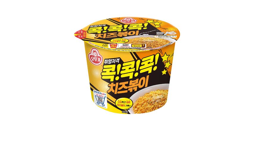 Ottogi Cheese Bokki Bowl 95g (The new and old packaging will be shipped out randomly)