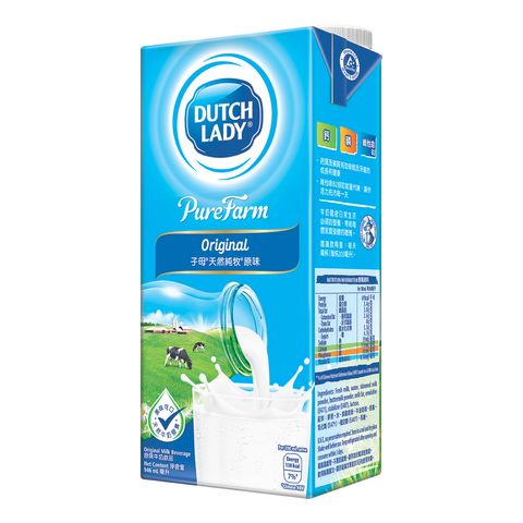 Dutch Lady Pure Farm Original Milk Beverage 946ml (The new and old packaging will be shipped out randomly)