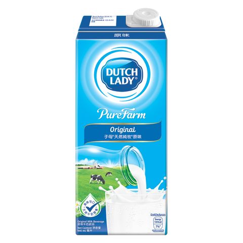 Dutch Lady Pure Farm Original Milk Beverage 946ml (The new and old packaging will be shipped out randomly)