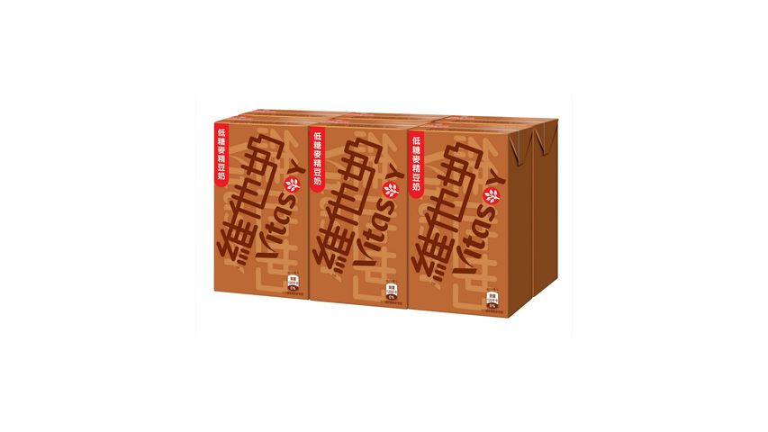Vitasoy Low Sugar Malted Soya Bean Milk 250ml x6