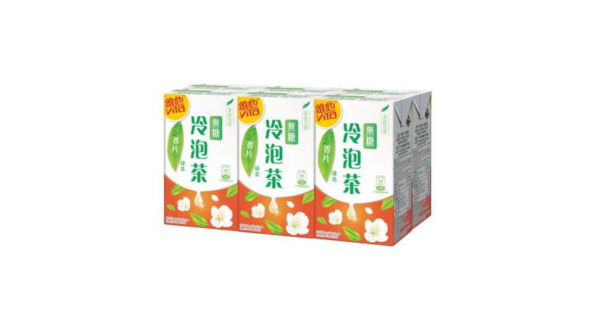 Vita Cold Brew No Sugar Jasmine Tea 250ml x6 (The new and old packaging will be shipped out randomly)
