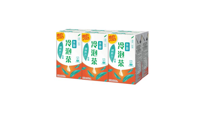 維他 冷泡無糖鐵觀音茶 250ml x6 (新舊包裝隨機發貨)