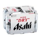 Asahi Super Dry Beer Can 6s x 350ml