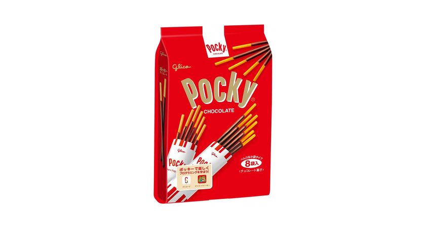 Glico Pocky Chocolate Biscuits Sticks 8 Bags