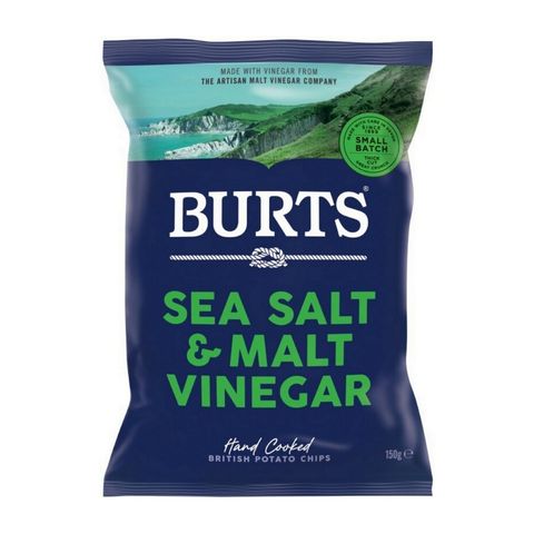 Burts Sea Salt & Malt Vinegar 150g