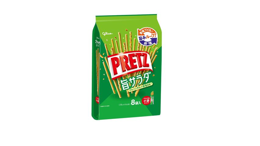 Glico Pretz Salad Biscuit Stick 8 Bags