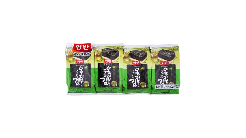 Dongwon Seasoned Laver Olive Oil 5g x 4
