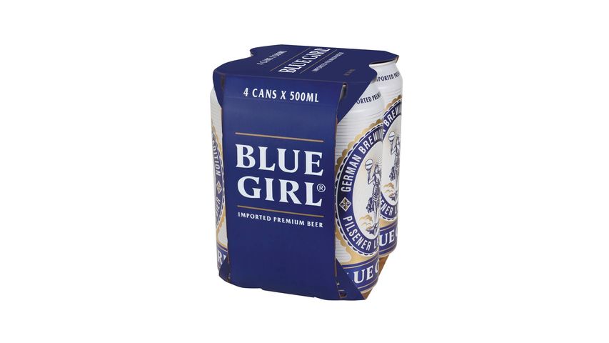 Blue Girl King Can Beer 500ml x4