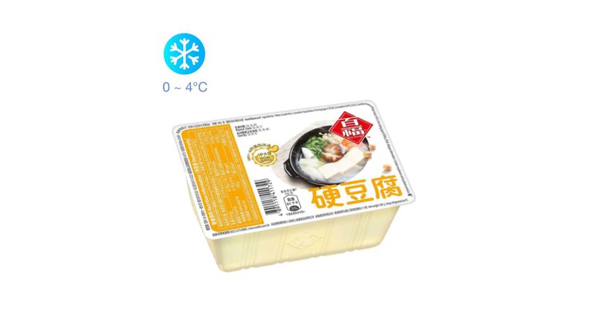 百福 硬豆腐 340克 (新舊包裝隨機發貨)