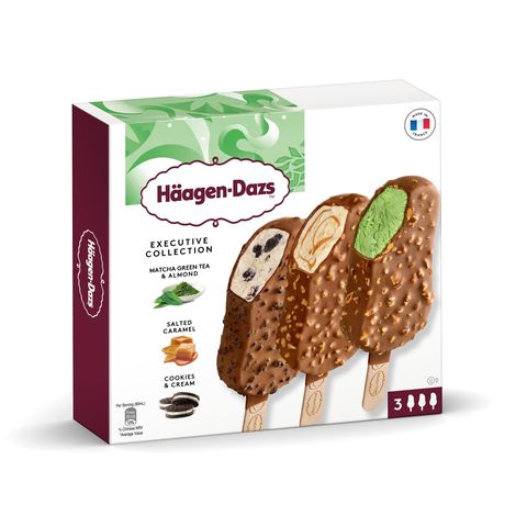 Häagen-Dazs 尊尚系列脆皮雪糕批組合 3 x 80毫升