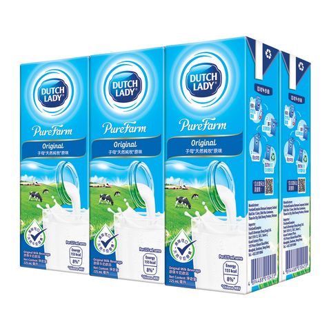 Dutch Lady Pure Farm Original Milk Beverage 225ml x 6