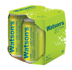 Watsons Lime Flavoured Soda Water 330ml x 4