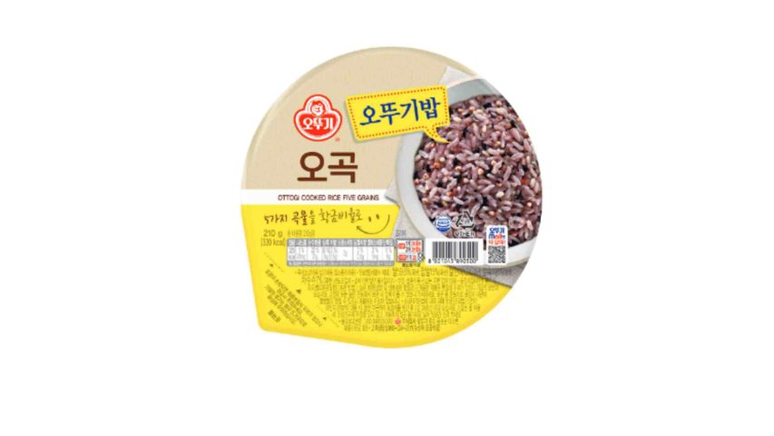 Ottogi Five Grain Rice 210g (The new and old packaging will be shipped out randomly)