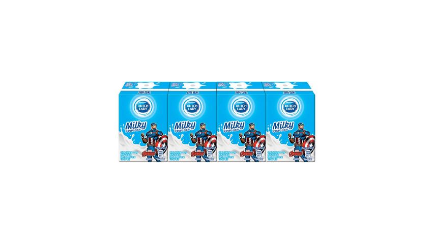 Dutch Lady Original Milk Beverage 110ml x 4 (The new and old packaging will be shipped out randomly)