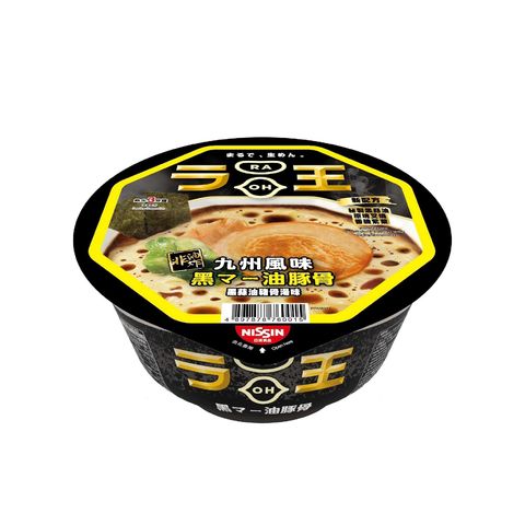 Nissin Raoh Non Fried Bowl Black Garlic Oil Tonkotsu Flavour 94g