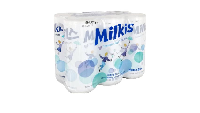 Lotte Milkis Original 250ml x 6