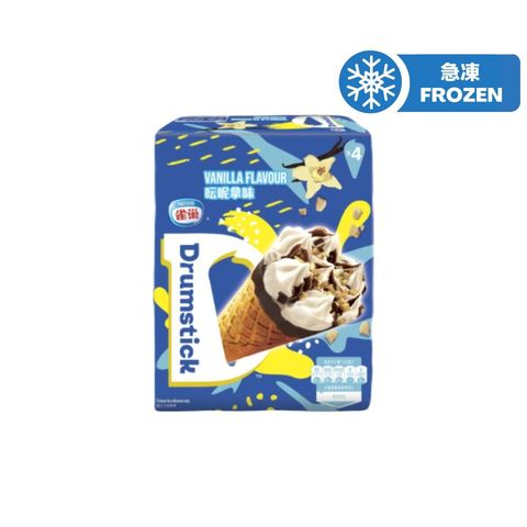 Nestle Drumstick Vanilla Flavour Cone 4 x 115 ml (The new and old packaging will be shipped out randomly)