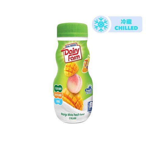 Nestle Dairy Farm Fat Free Mango White Peach Flavour Drinking Yoghurt 200ml