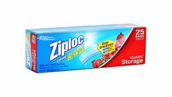 Ziploc Quart Storage Bag 25s