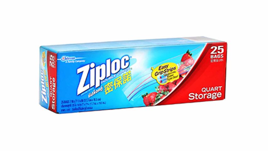 Ziploc Quart Storage Bag 25s