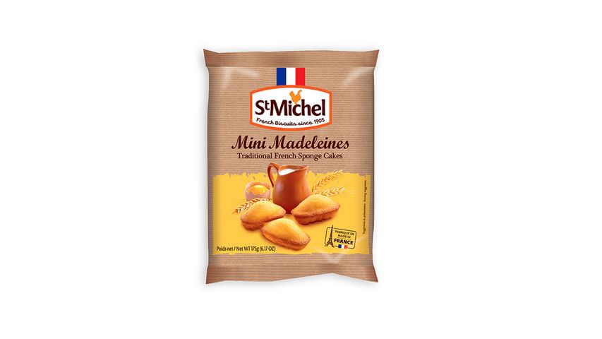 St Michel Madeleine Cake Mini Bag 175g (The new and old packaging will be shipped out randomly)