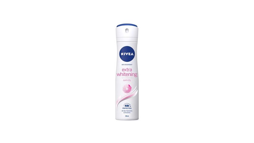 Nivea Extra Whitening Antiperspirant | 150 毫升