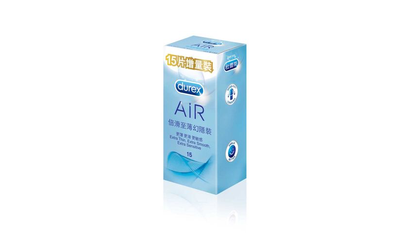 Durex Air Extra Smooth Condom 15pcs (The new and old packaging will be shipped out randomly)