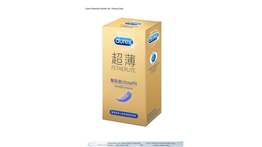 Durex Fetherlite Close Fit Condom 10 Pieces