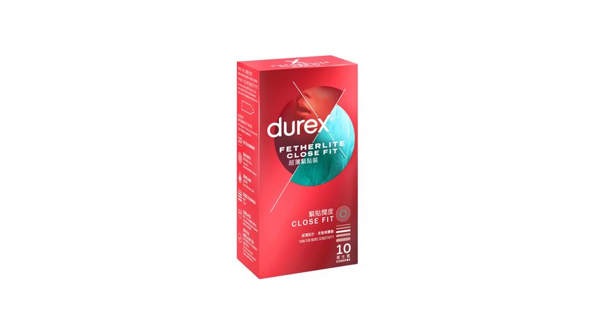 Durex Fetherlite Close Fit Condom 10 Pieces