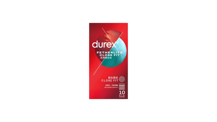 Durex Fetherlite Close Fit Condom 10 Pieces